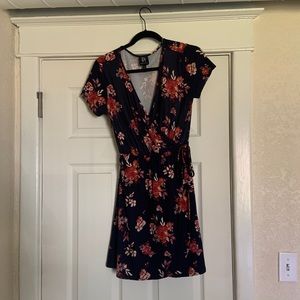 Cotton wrap dress